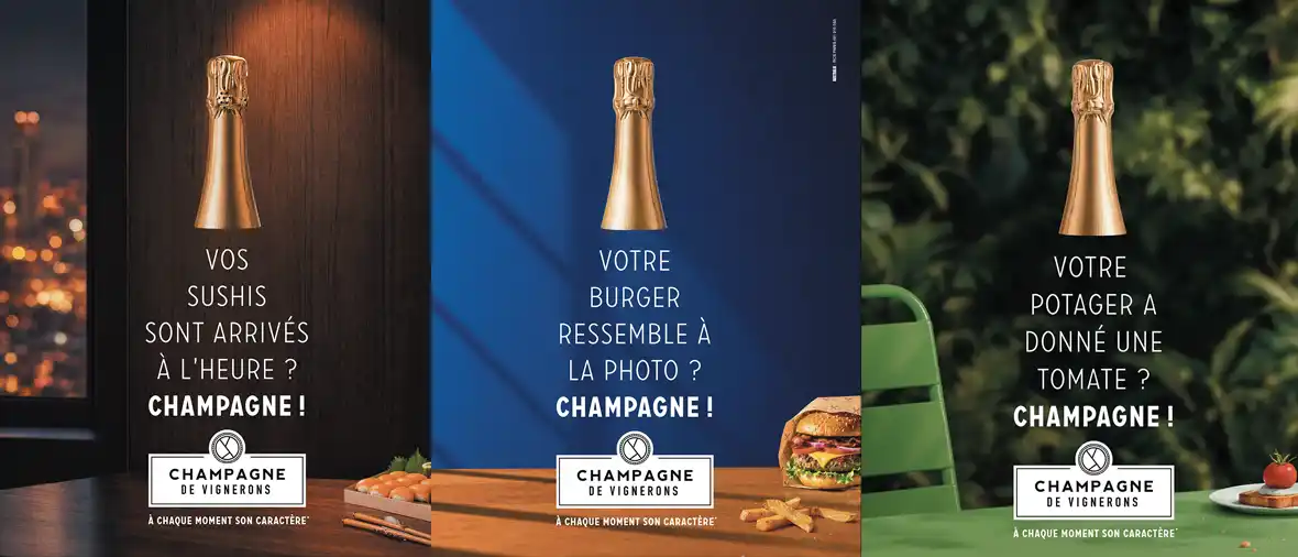 Campagne Champagne de Vignerons : sushis, burger et potager — « À chaque moment son caractère »